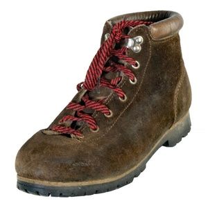 Vintage SUOLA Hiking Mountaineering Boots Suede Brown 7 EE ITALY Men's
